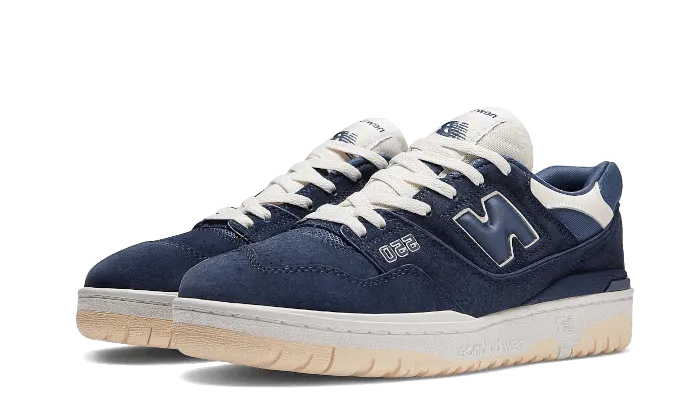 550 Suédé Indigo Naturel