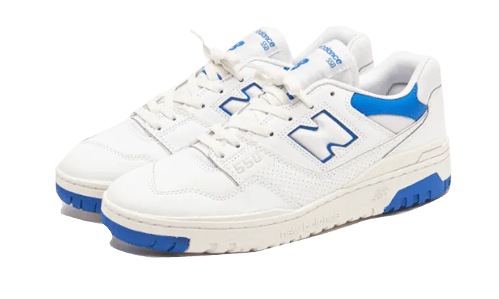 550 Bleu Cobalt Blanc