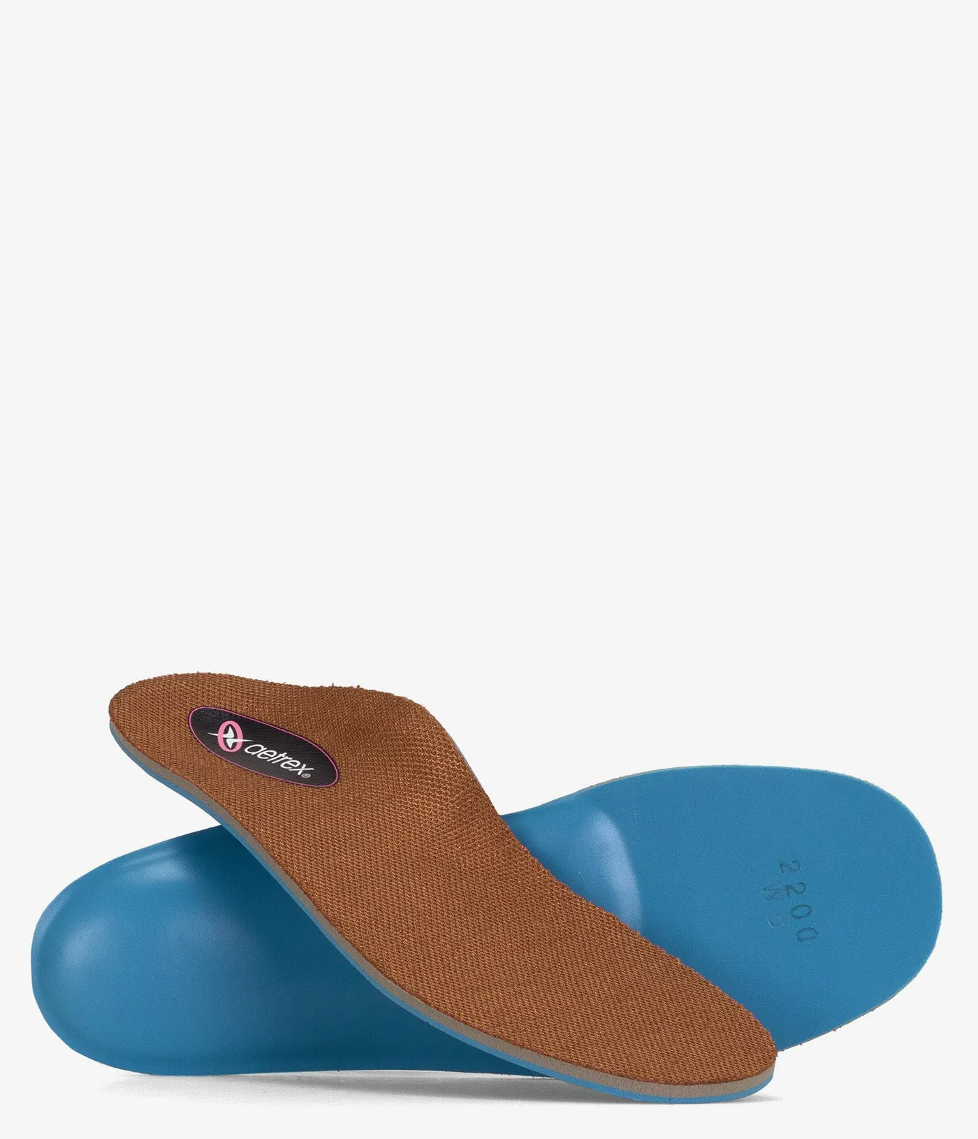 Semelle intérieure Aetrex en mousse mémoire pour voûte plantaire moyenne à haute - Femmes