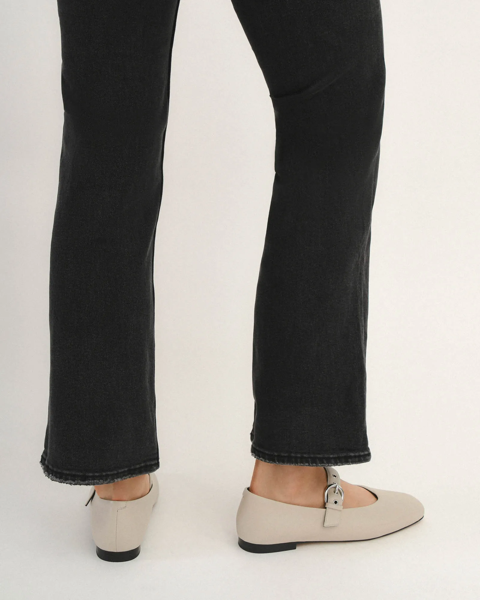 ANNABELLE BALLERINES DÉCONTRACTÉES EN CUIR BONE