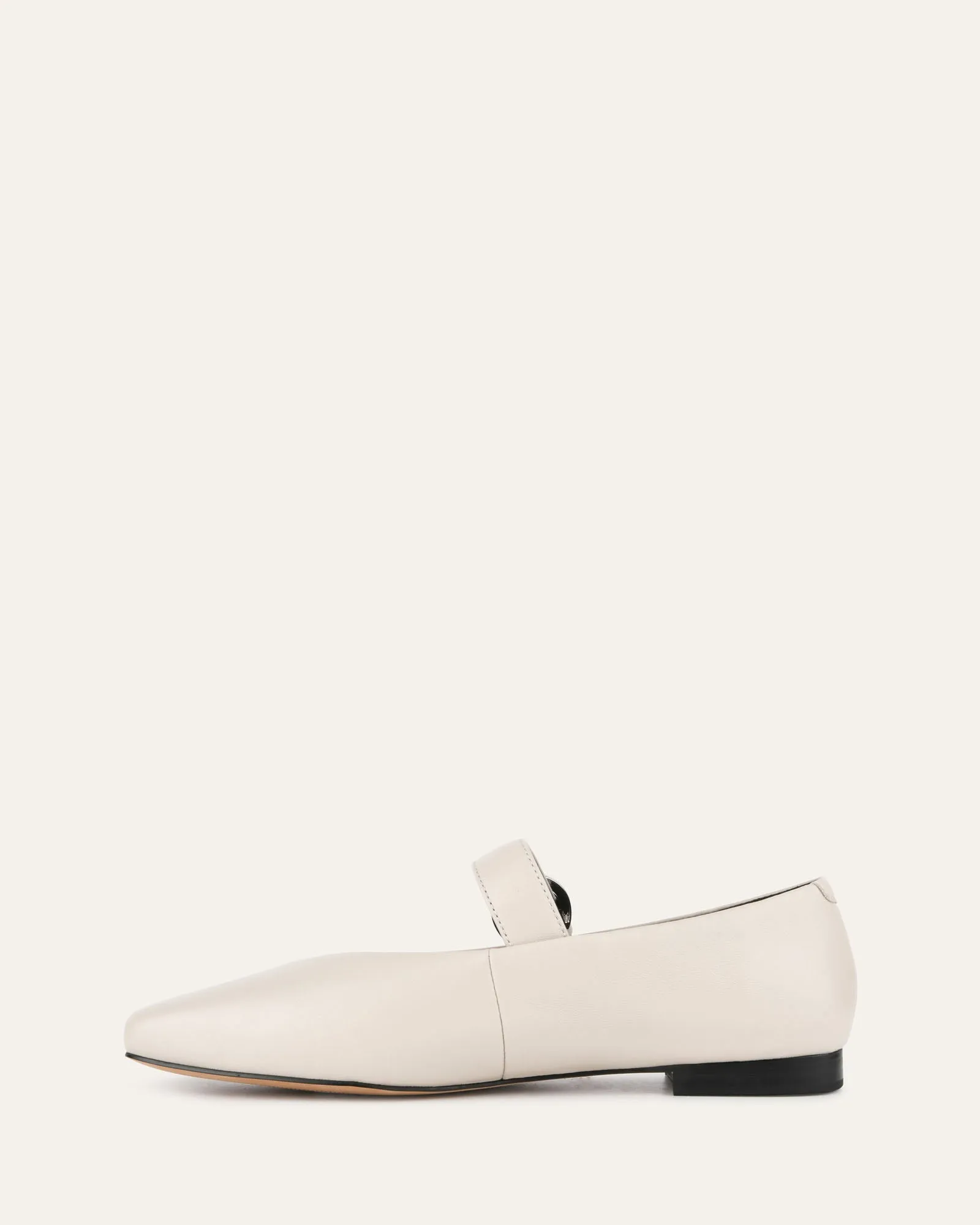 ANNABELLE BALLERINES DÉCONTRACTÉES EN CUIR BONE