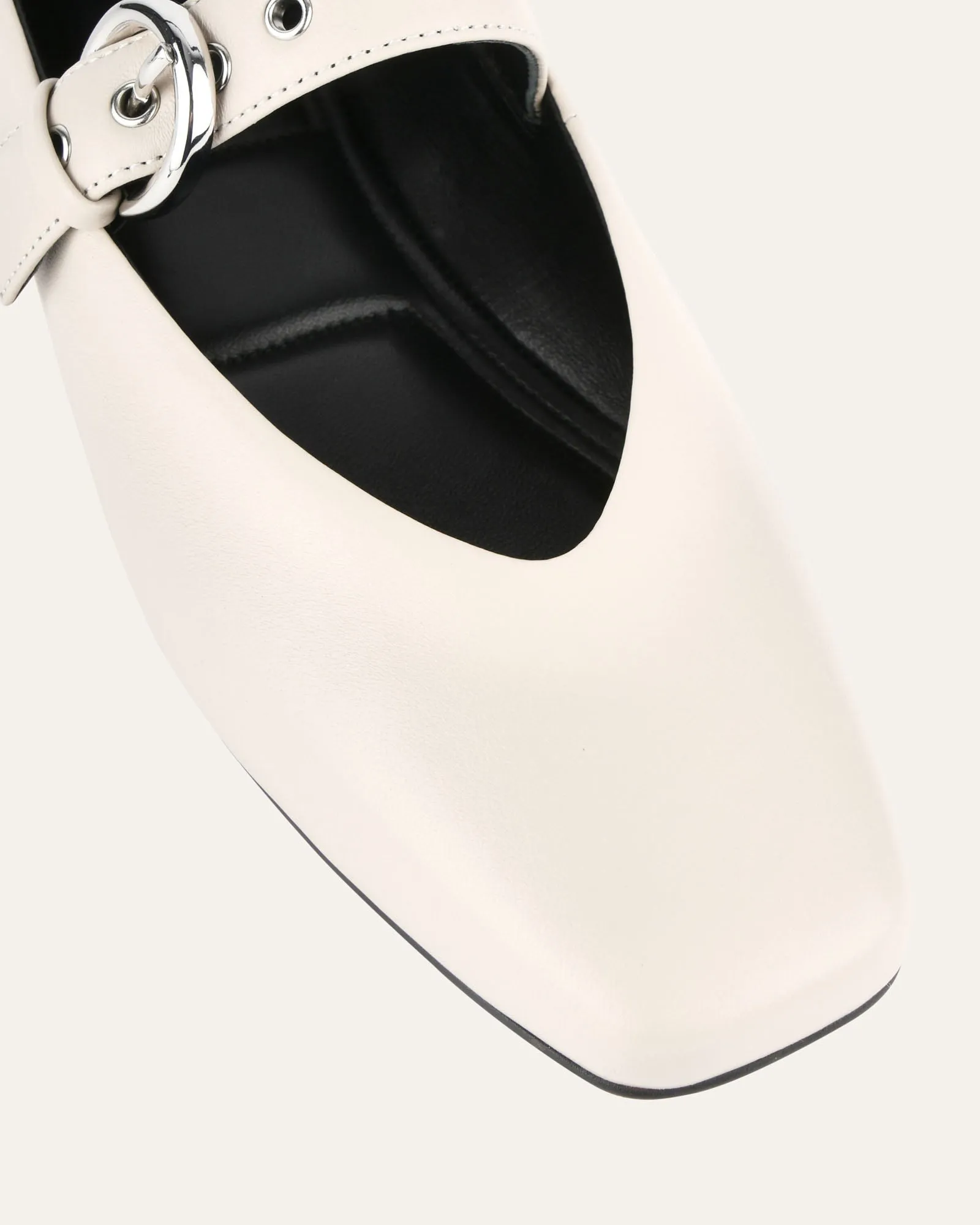ANNABELLE BALLERINES DÉCONTRACTÉES EN CUIR BONE