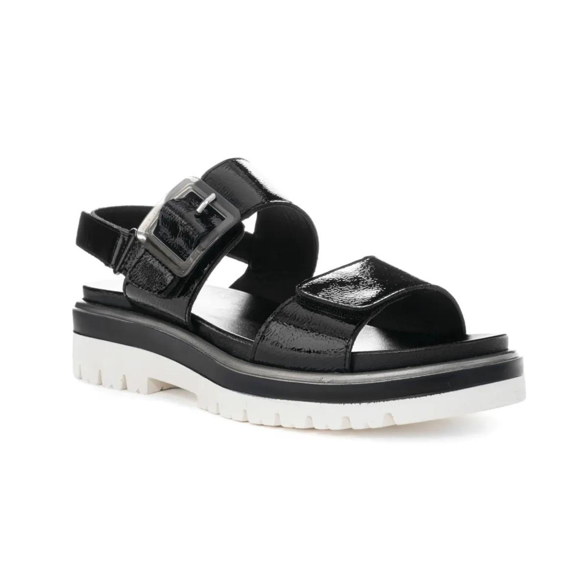 Ara Femmes Marbella Noir Cuir Verni
