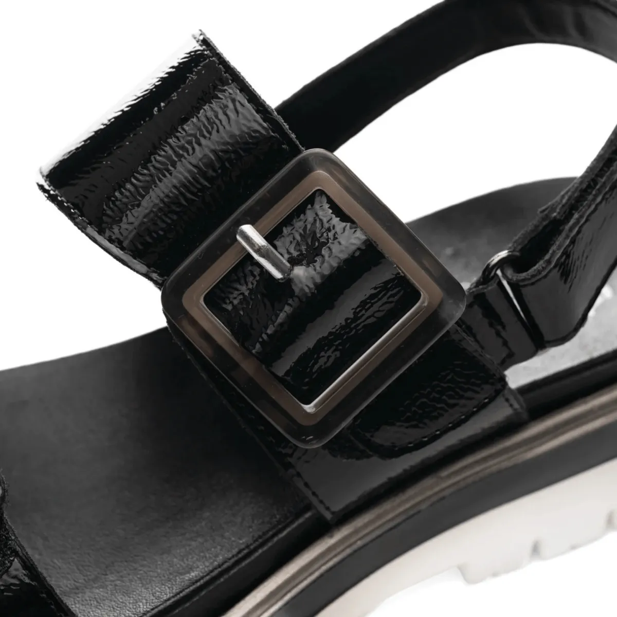 Ara Femmes Marbella Noir Cuir Verni