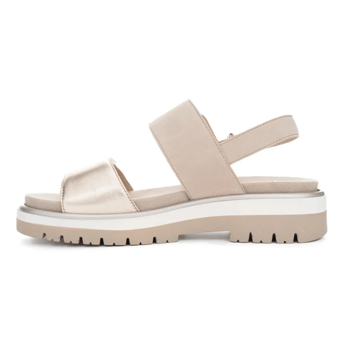 Ara Femme Marbella Sand Cuir Métallisé
