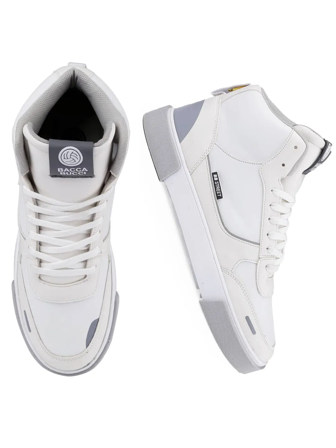 Bacca Bucci Chaussures de Sport Hautes SKYLINE SOARER pour Hommes - Élégance Style Gen Z