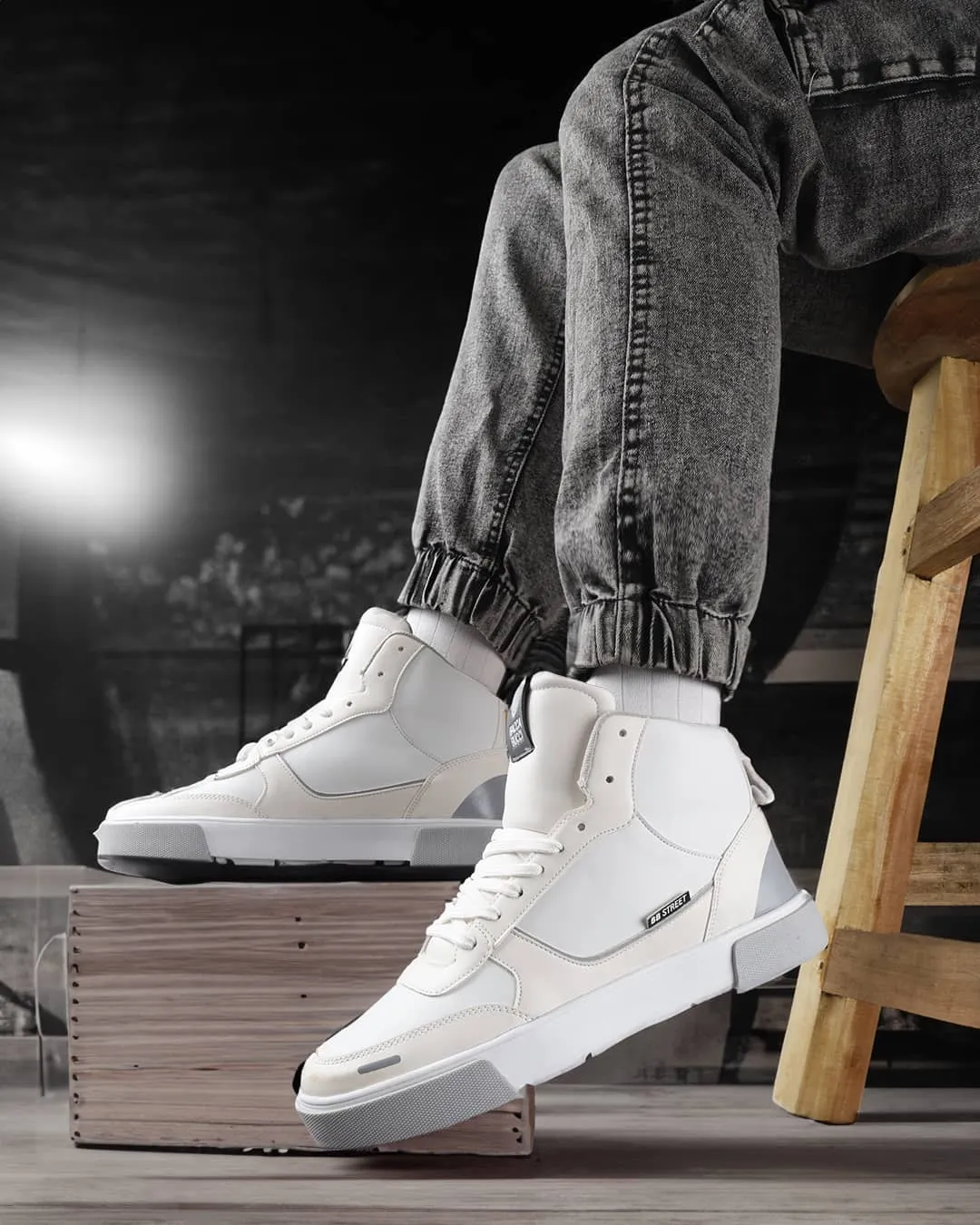 Bacca Bucci Chaussures de Sport Hautes SKYLINE SOARER pour Hommes - Élégance Style Gen Z
