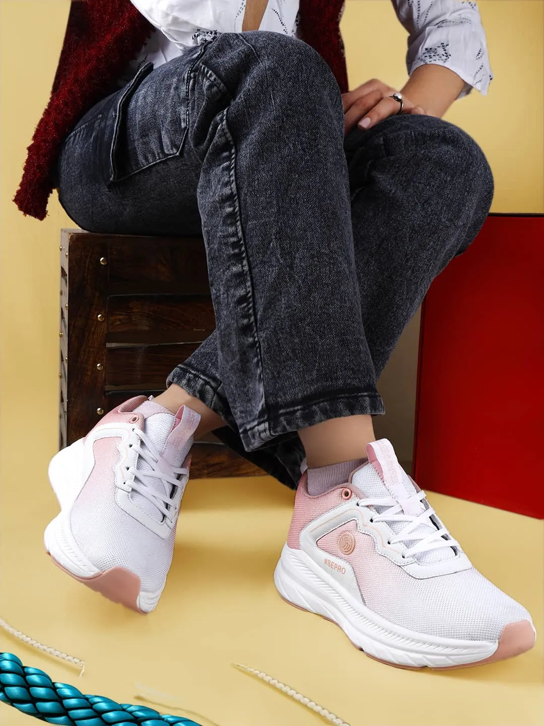 Bacca Bucci Nexus Chaussures de Sport Femme à Semelle Épaisse pour Course et Activités Sportives