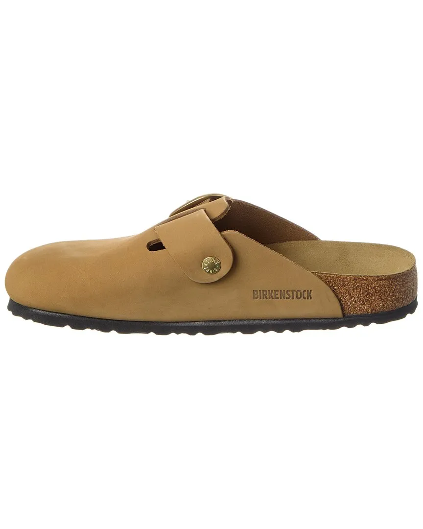Birkenstock Boston Cloque en cuir à grande boucle