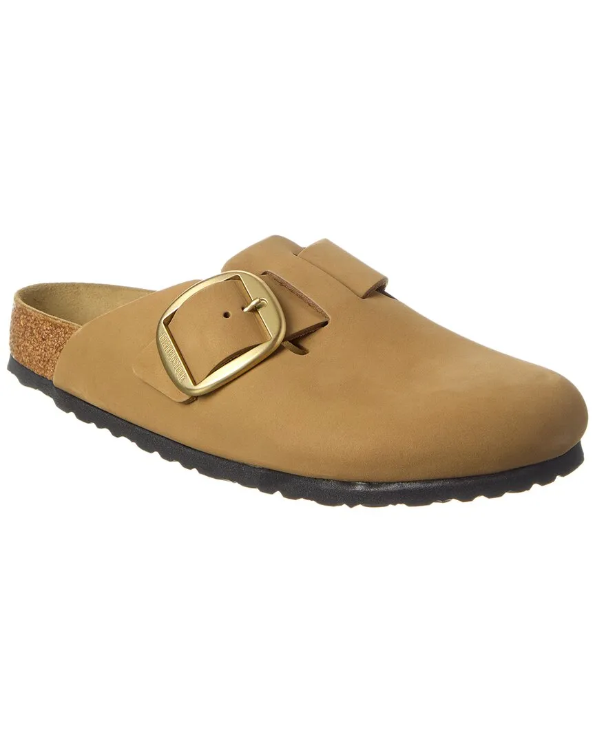 Birkenstock Boston Cloque en cuir à grande boucle