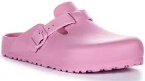 Birkenstock Boston Eva In Pink | Narrow Fit Shoes Birkenstock