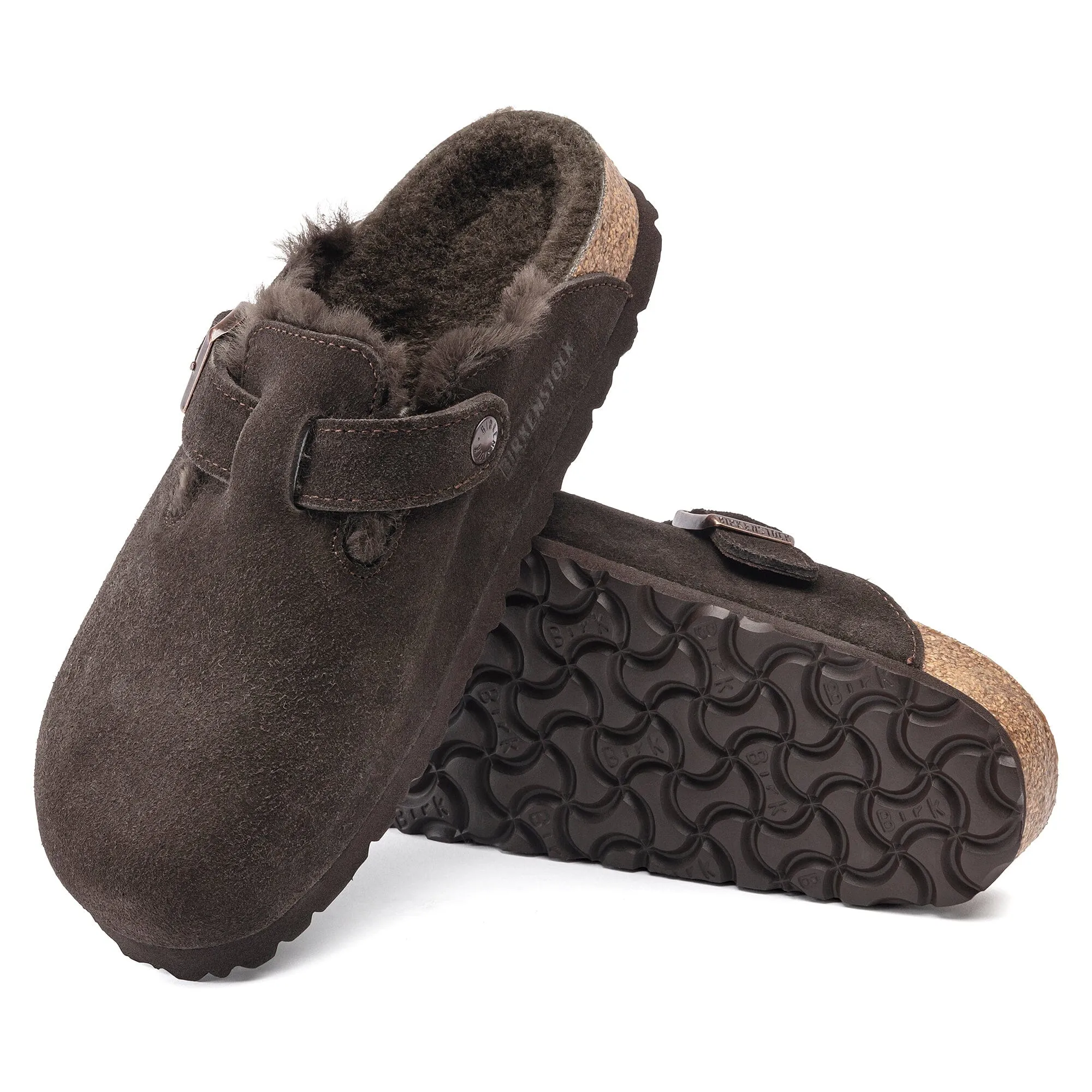 BIRKENSTOCK BOSTON DOUBLÉ DE MOUTON UNISEXE
