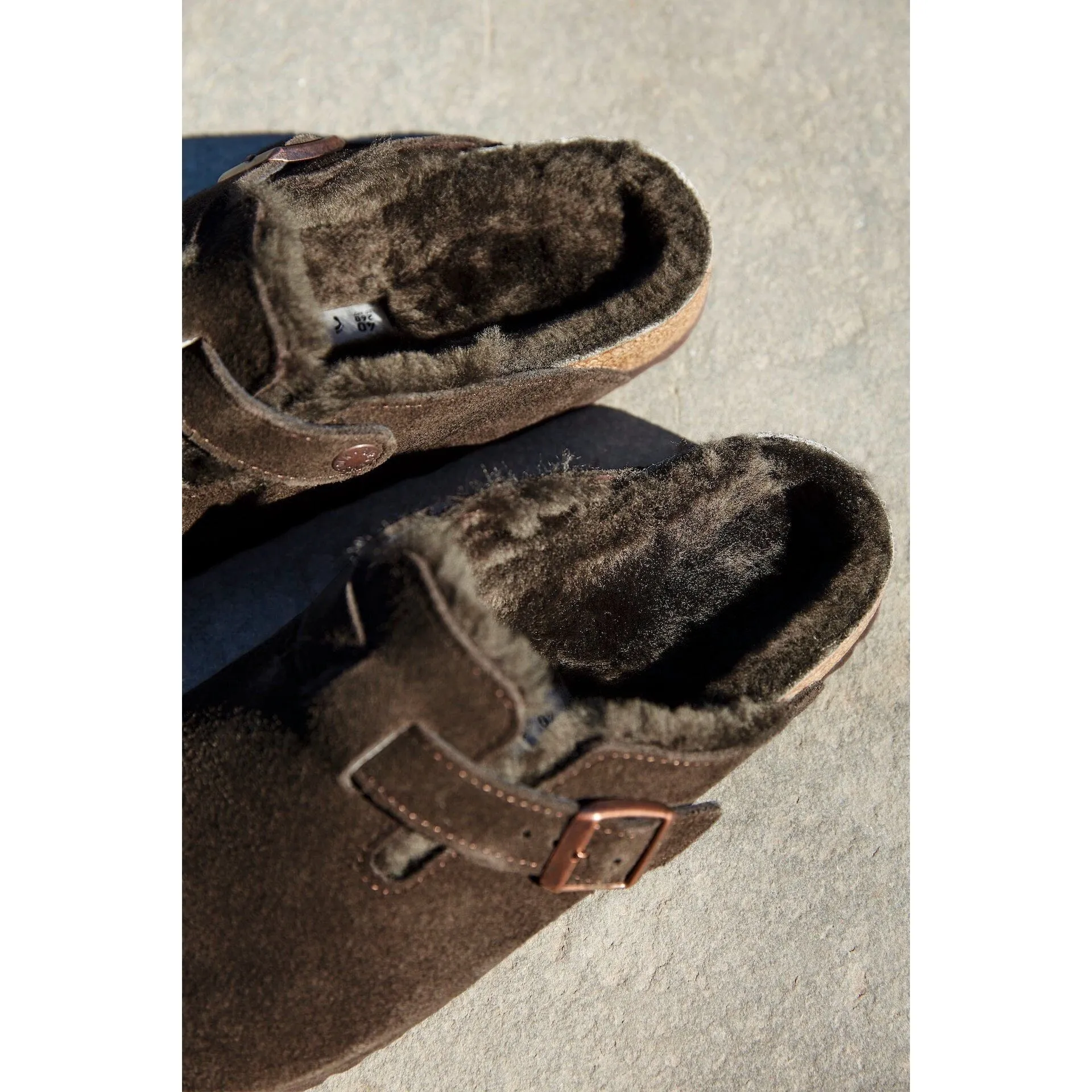BIRKENSTOCK BOSTON DOUBLÉ DE MOUTON UNISEXE