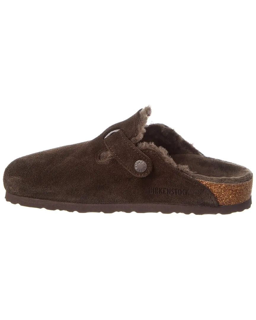 Birkenstock Boston VL Étroite en Daim & Duvet