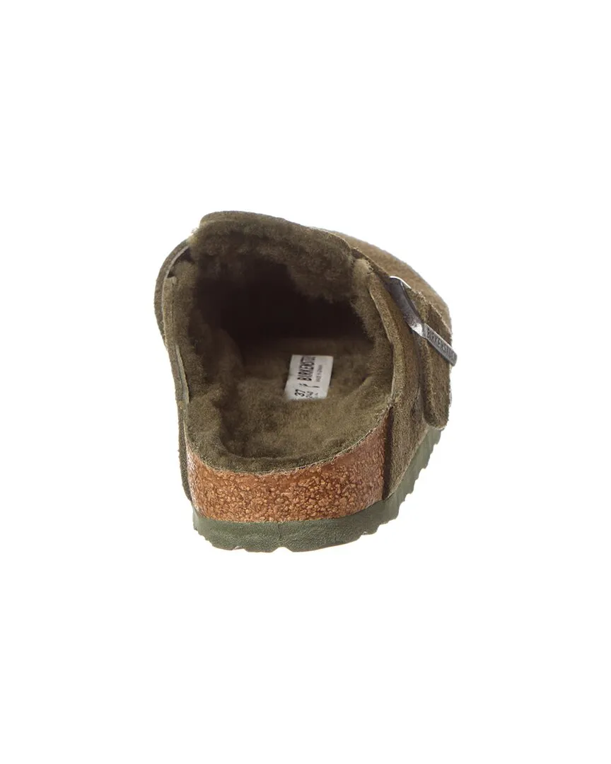 Birkenstock Boston VL Étroite en Daim & Duvet