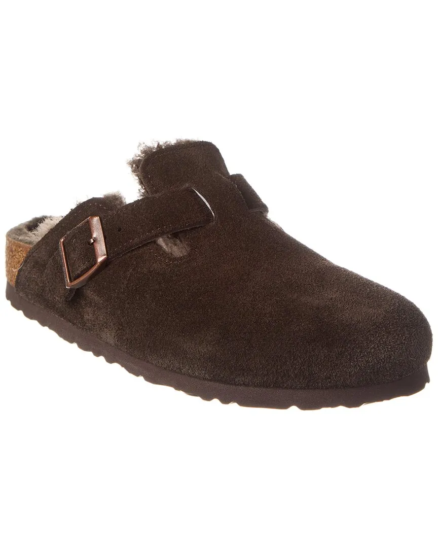 Birkenstock Boston VL Étroite en Daim & Duvet