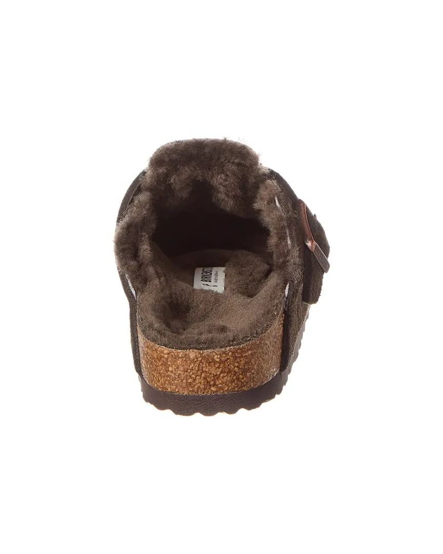 Birkenstock Boston VL Étroite en Daim & Duvet