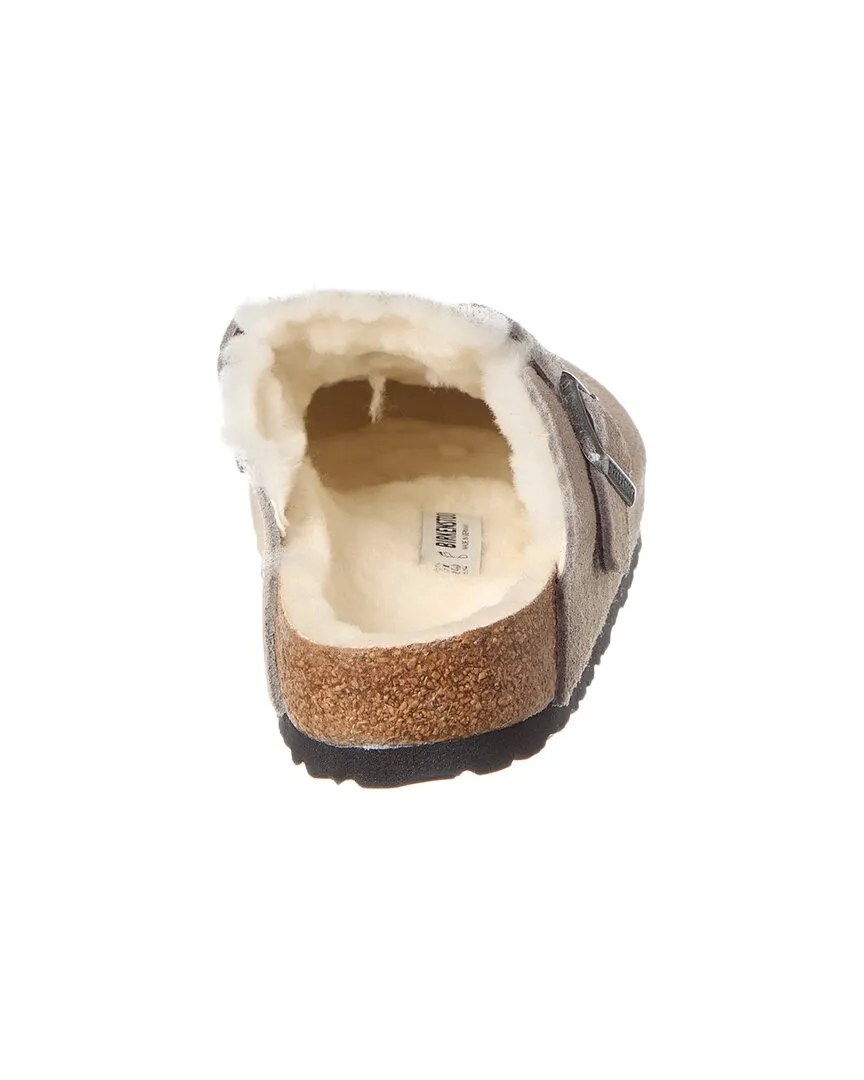 Birkenstock Boston VL en daim et fourrure
