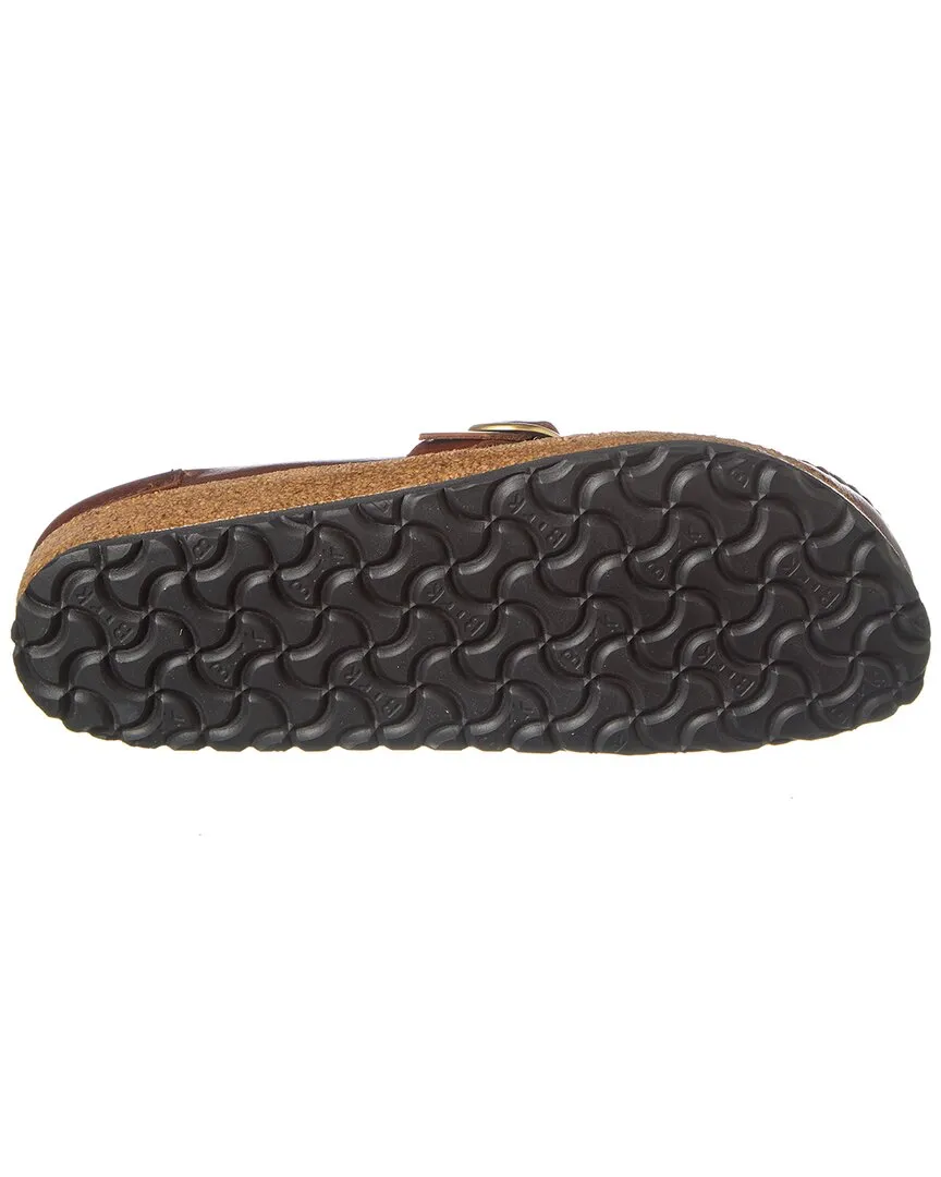 Birkenstock Buckley en cuir grainé étroit