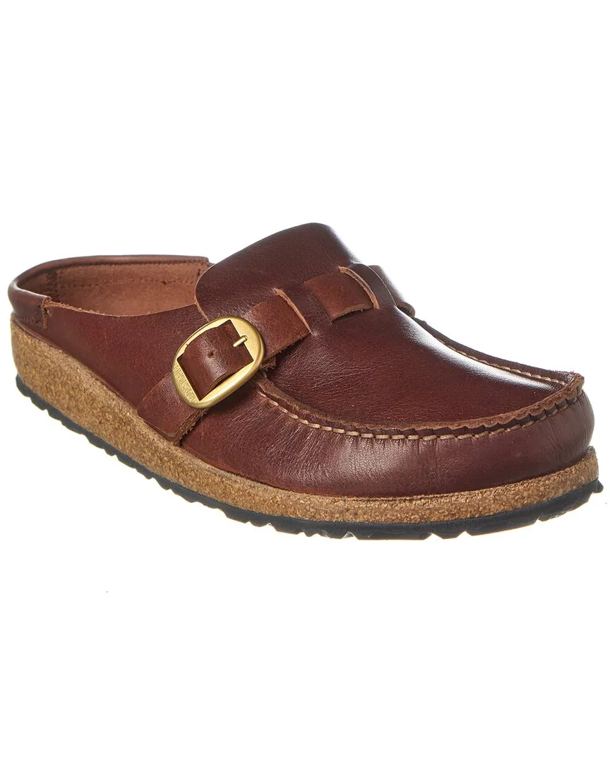 Birkenstock Buckley en cuir grainé étroit