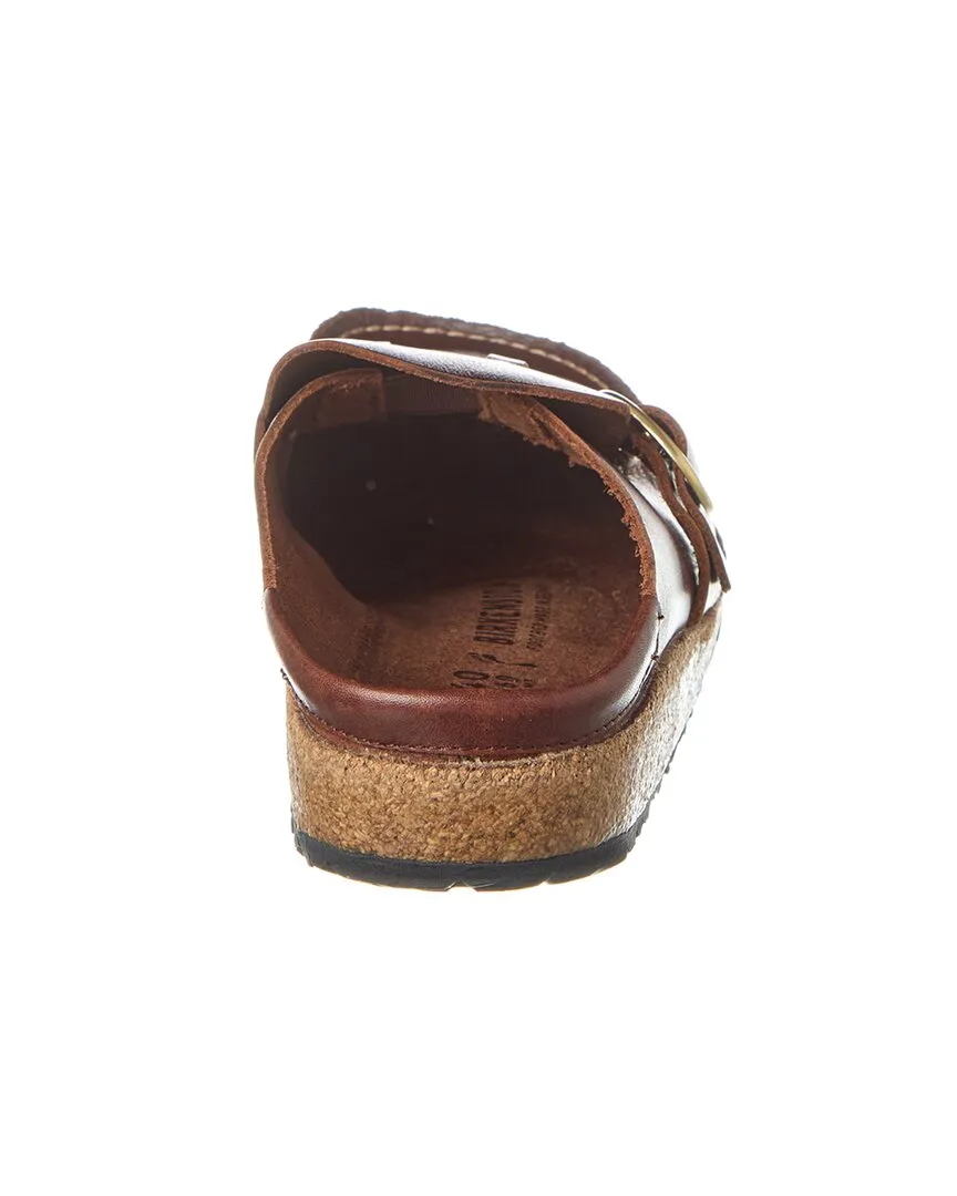 Birkenstock Buckley en cuir grainé étroit