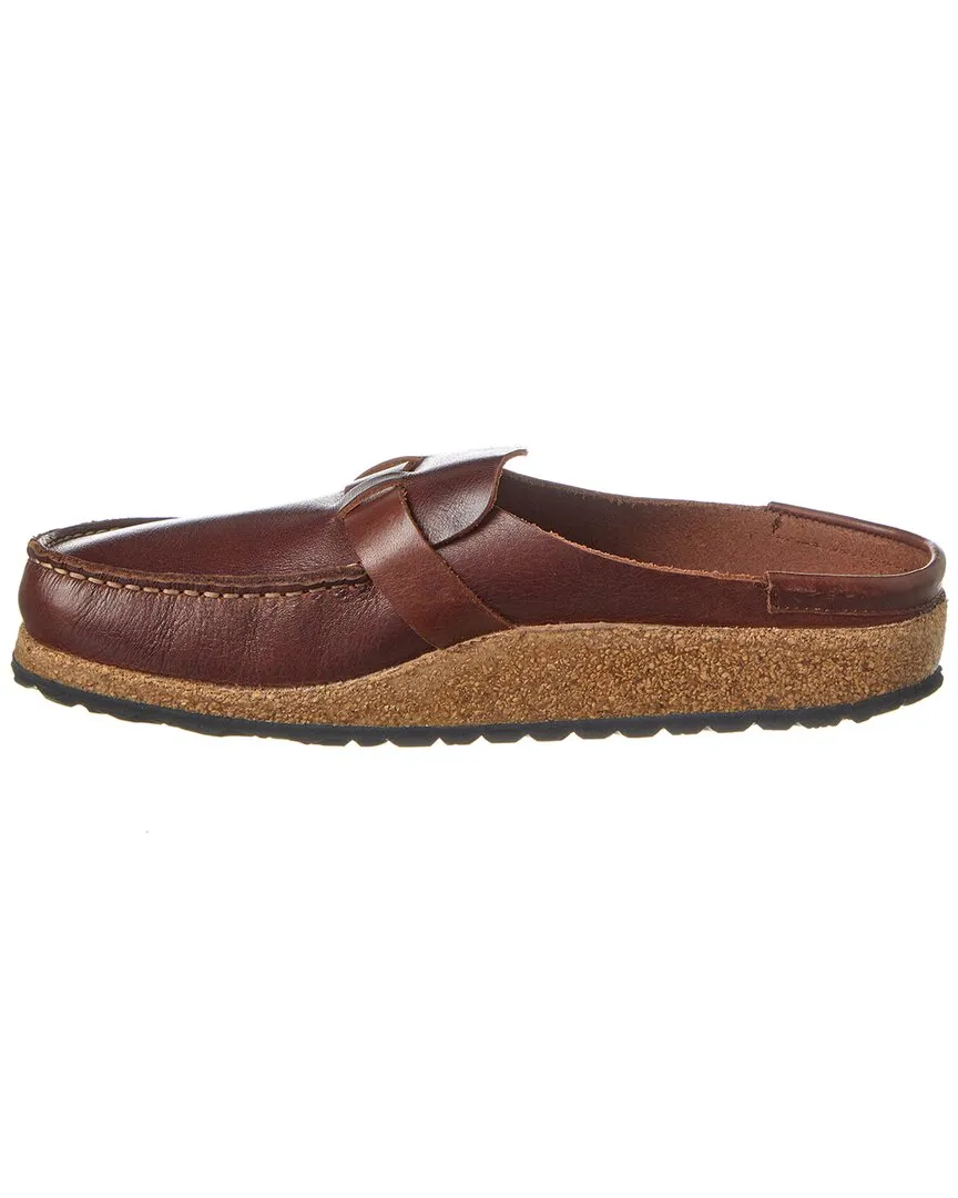 Birkenstock Buckley en cuir grainé étroit