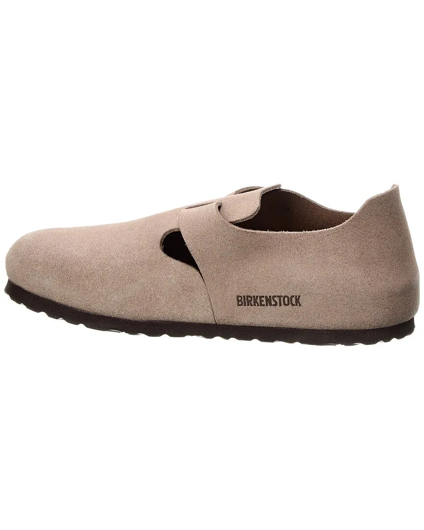 Birkenstock London BS Sabot en Suédine à Coupe Étroite