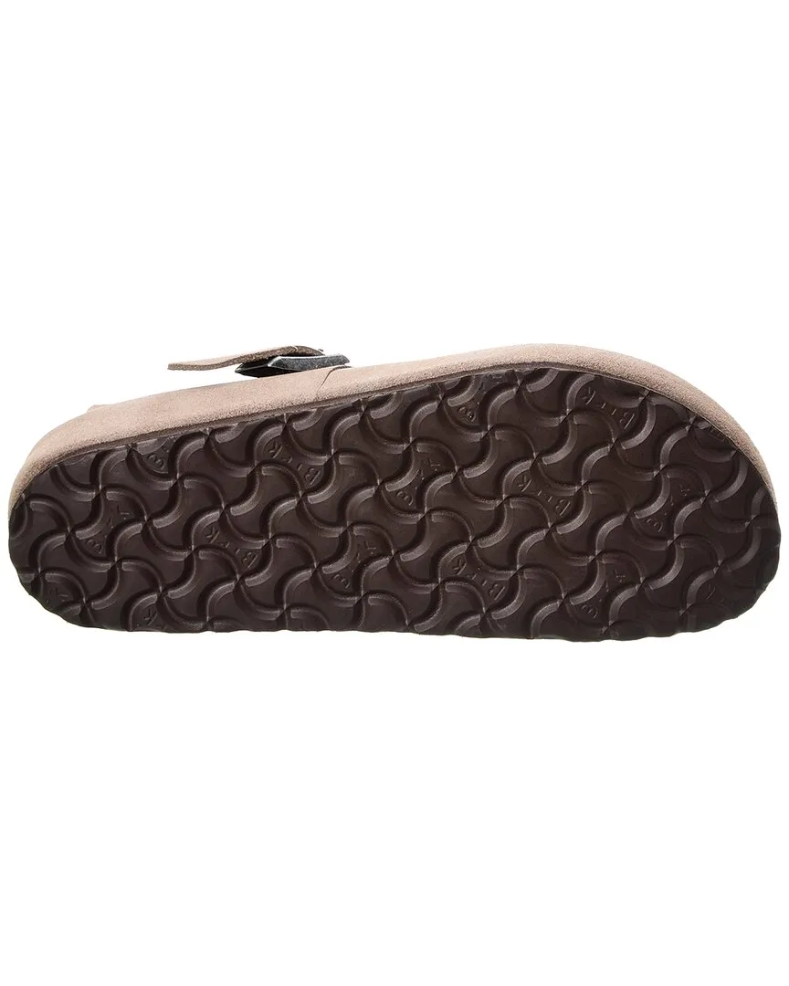 Birkenstock London BS Sabot en Suédine à Coupe Étroite