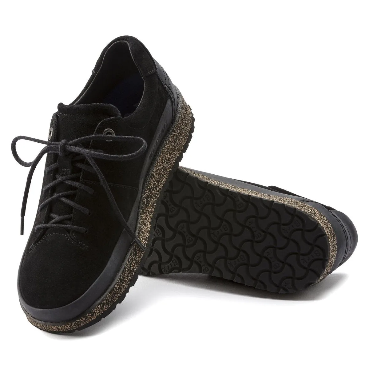 Birkenstock Hommes Honnef Bas Noir Suède
