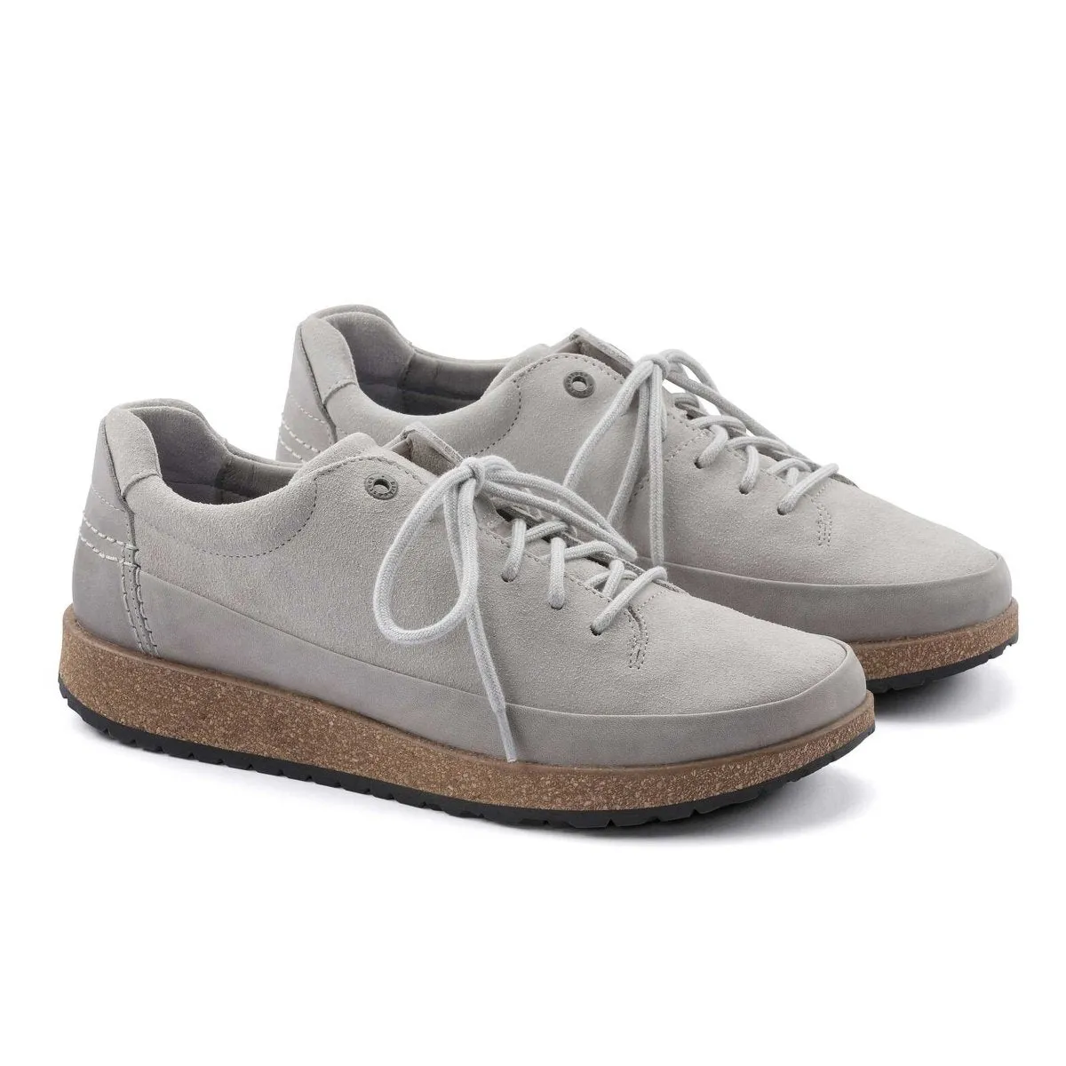 Birkenstock Hommes Honnef Bas Gris Baleine Suède