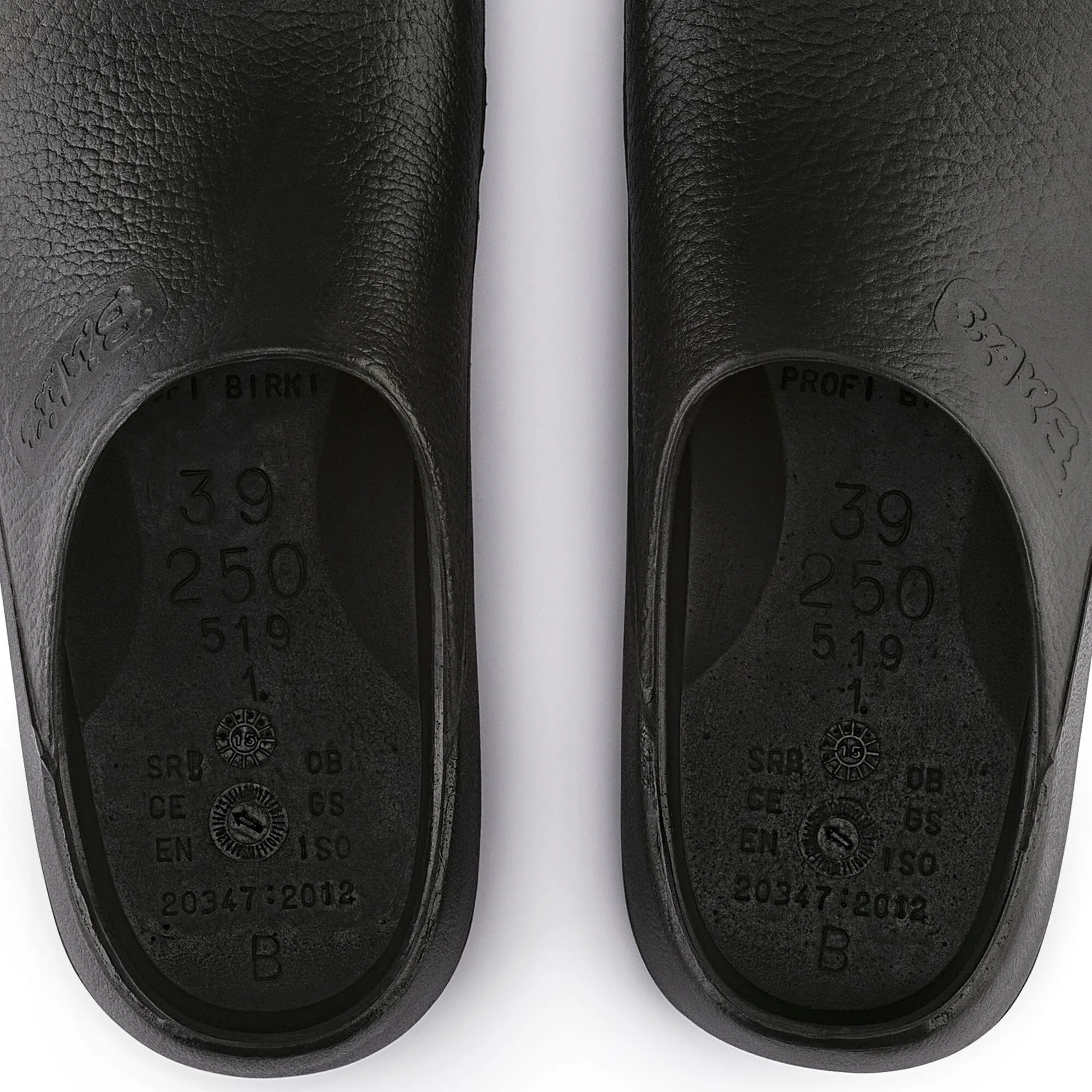 BIRKENSTOCK PROFI-BIRKI NOIR POLYURÉTHANE UNISEX