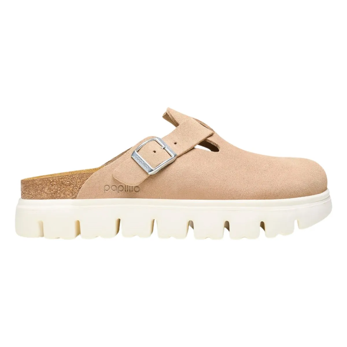 Birkenstock Boston pour Femme - Sandales épaisses et chaudes en daim
