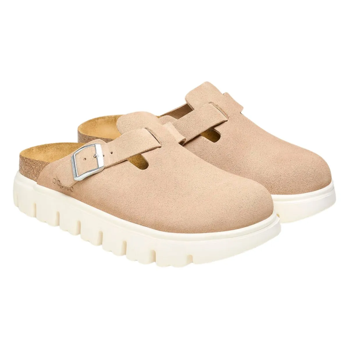 Birkenstock Boston pour Femme - Sandales épaisses et chaudes en daim