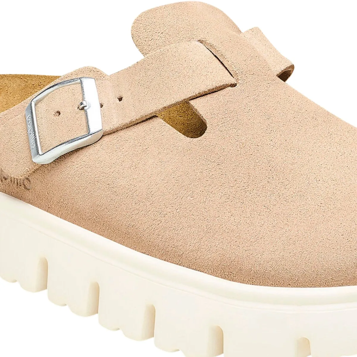 Birkenstock Boston pour Femme - Sandales épaisses et chaudes en daim