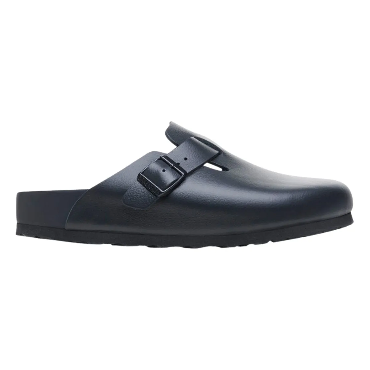 Birkenstock Femme Boston Cuir Noir Exquis