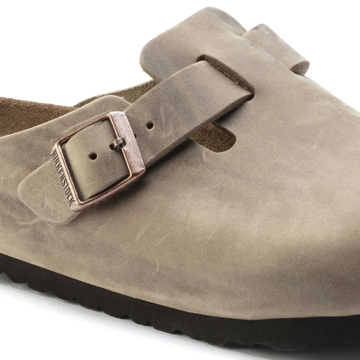 Birkenstock Femme Boston Semelle SOFT Tabac Huilé