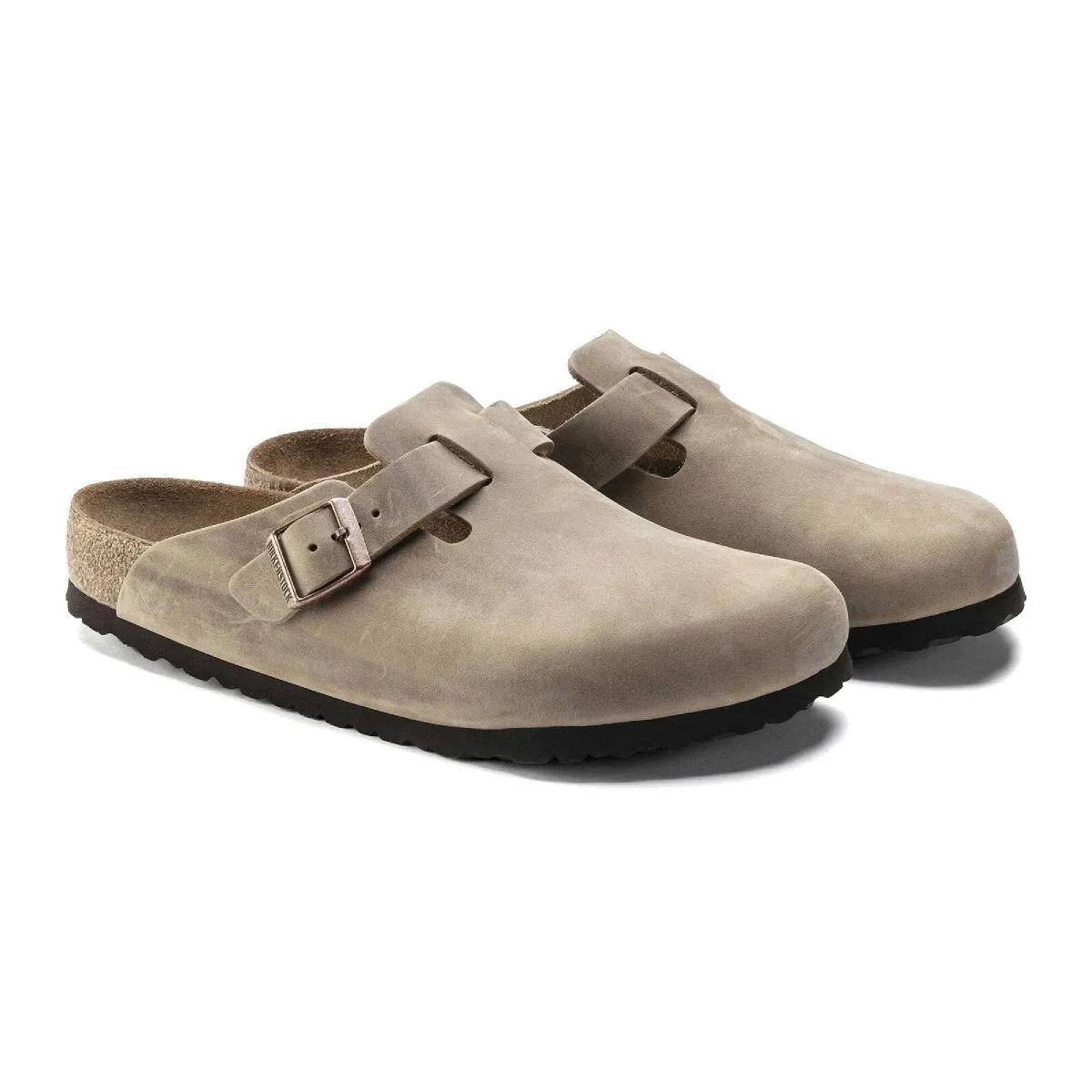 Birkenstock Femme Boston Semelle SOFT Tabac Huilé