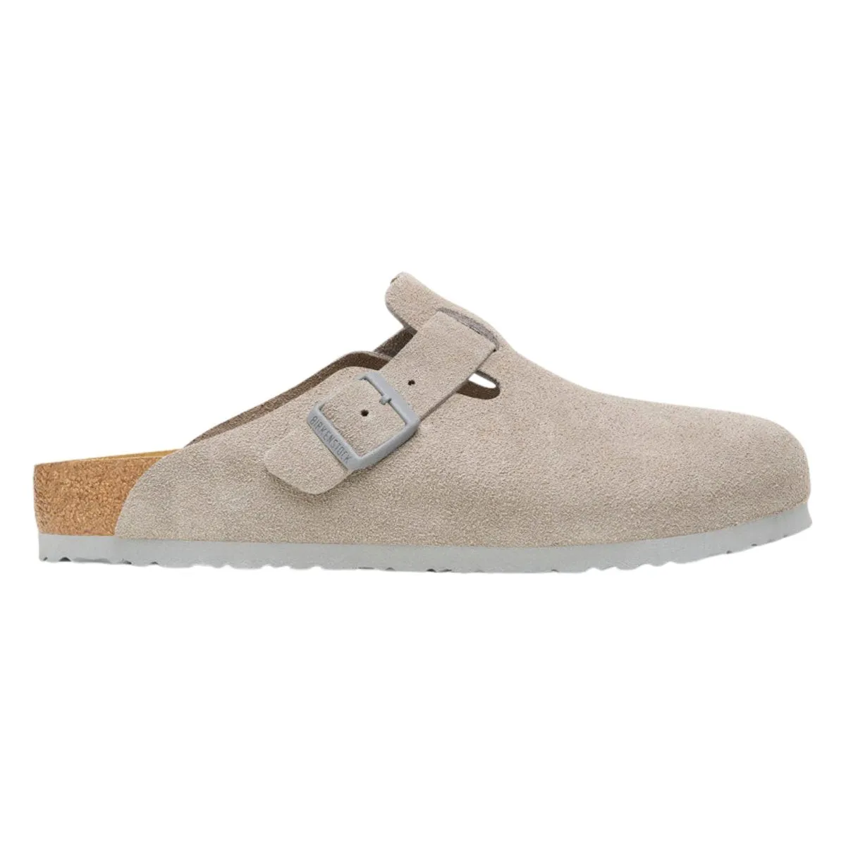Birkenstock Boston en daim Stone Coin pour femme