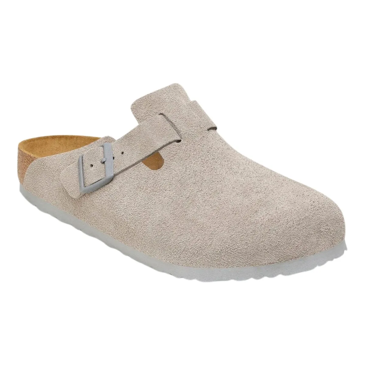 Birkenstock Boston en daim Stone Coin pour femme
