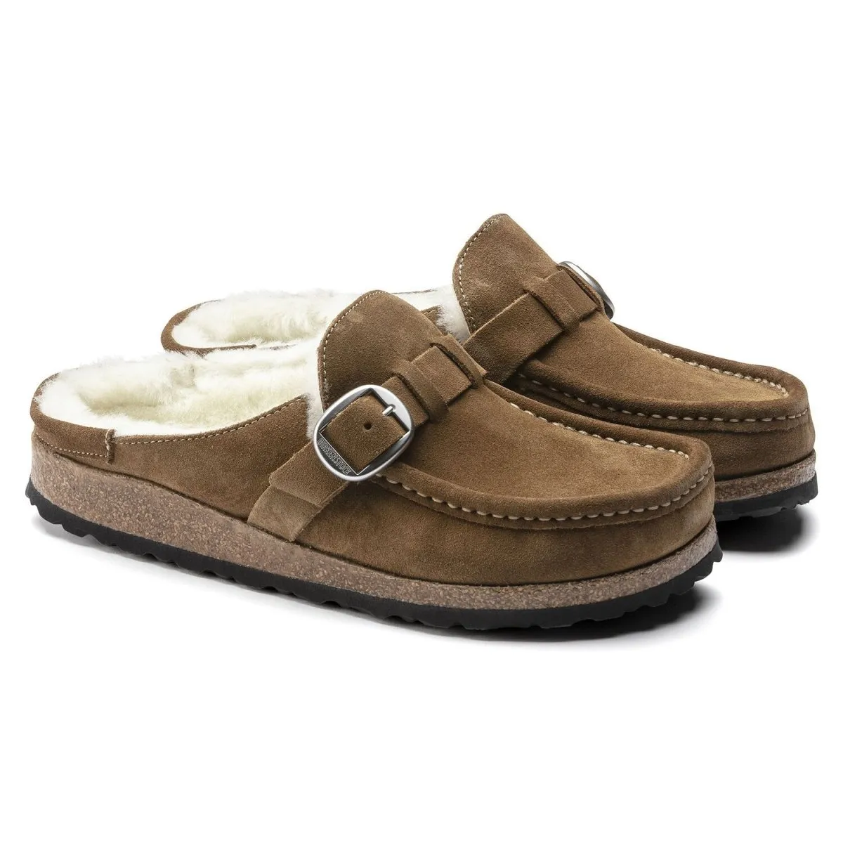 Birkenstock Femmes Buckley Doublure en Mouton Thé