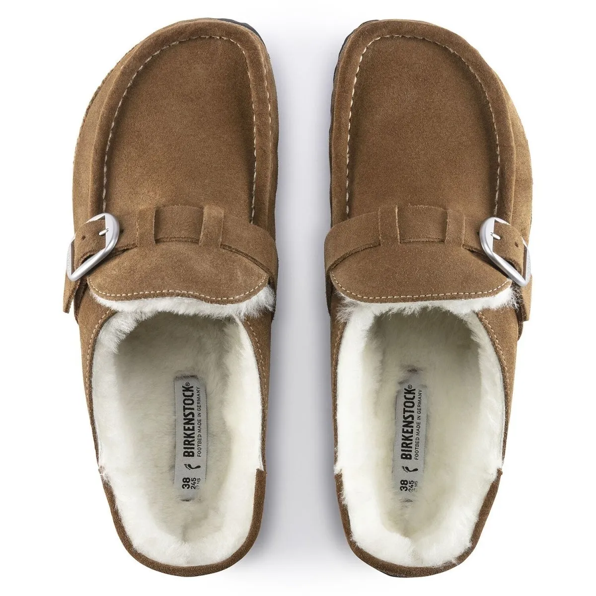 Birkenstock Femmes Buckley Doublure en Mouton Thé