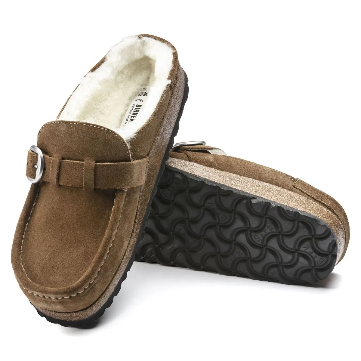 Birkenstock Femmes Buckley Doublure en Mouton Thé