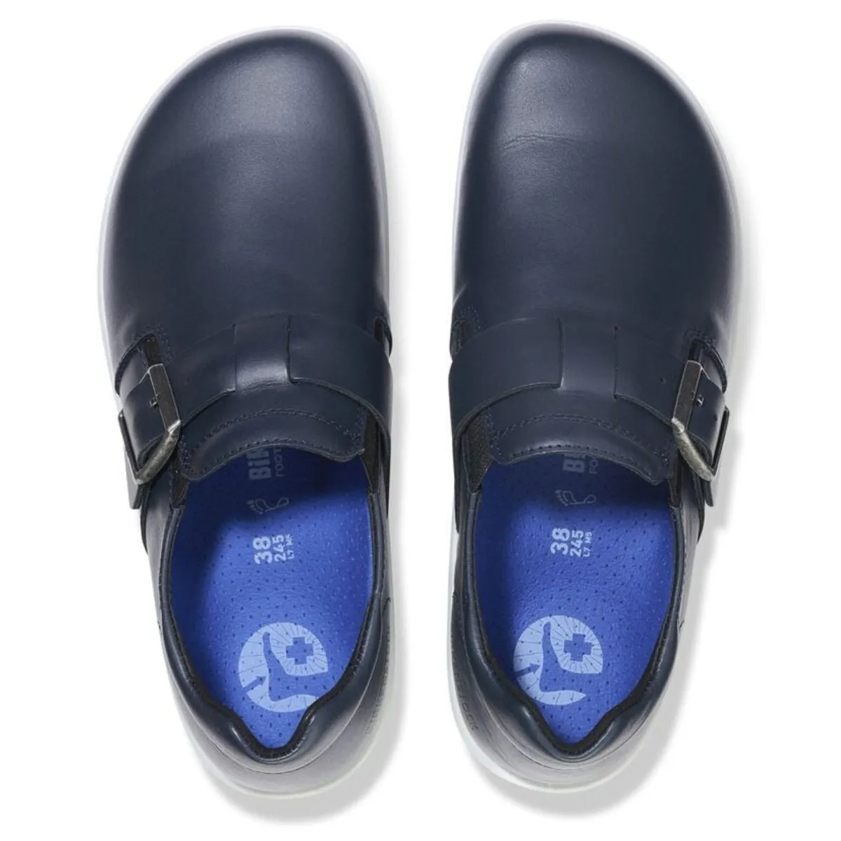Birkenstock Femme Caris Pro Cuir Marine