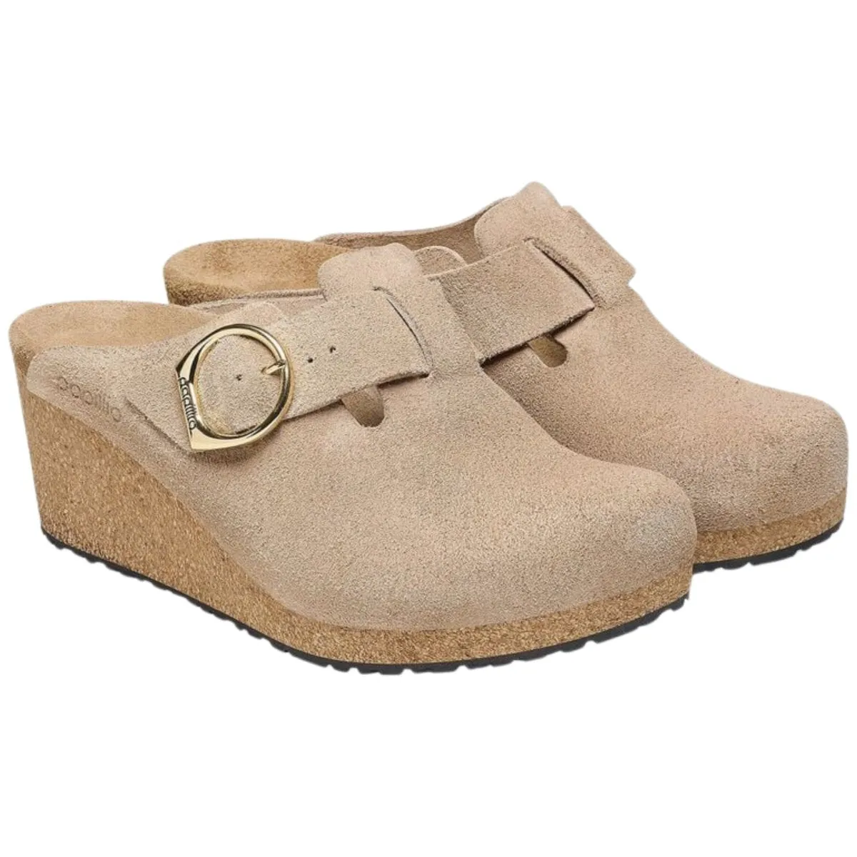 Birkenstock Femme Fanny Doublé Suédé Cuir