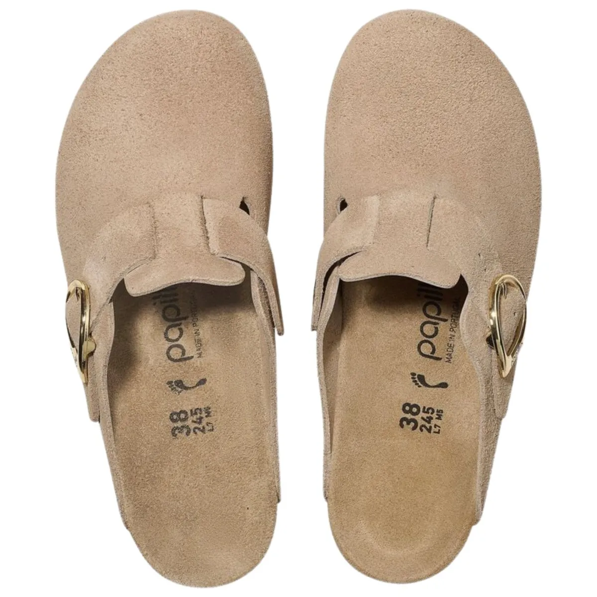 Birkenstock Femme Fanny Doublé Suédé Cuir