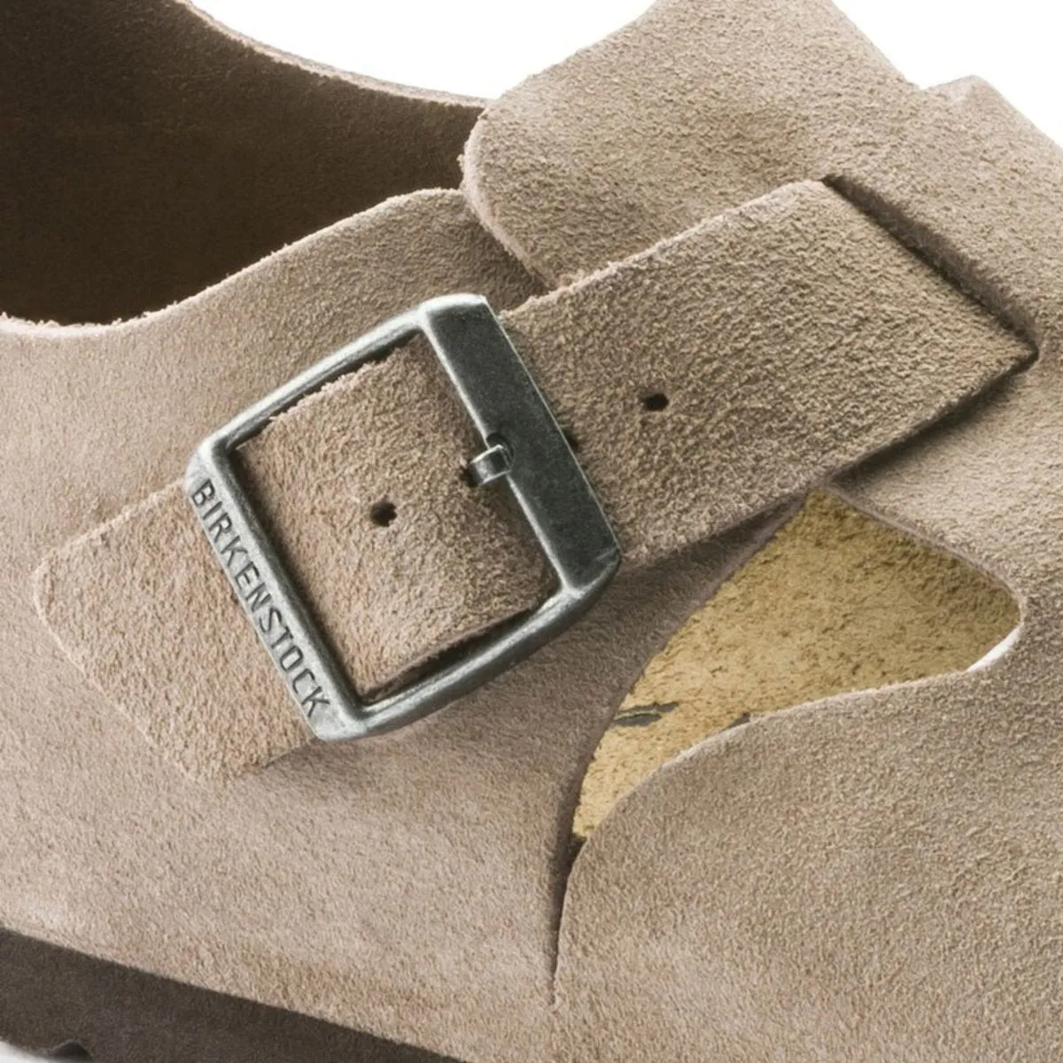 Birkenstock Femmes London Suède Taupe