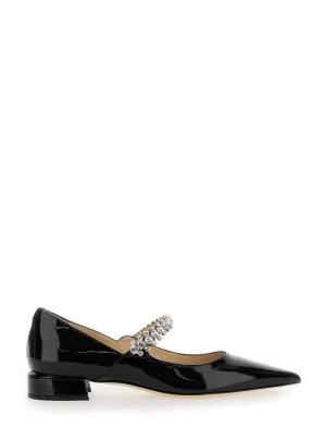 Black Patent Leather Ballerinas Shoes_Jimmy-Choo