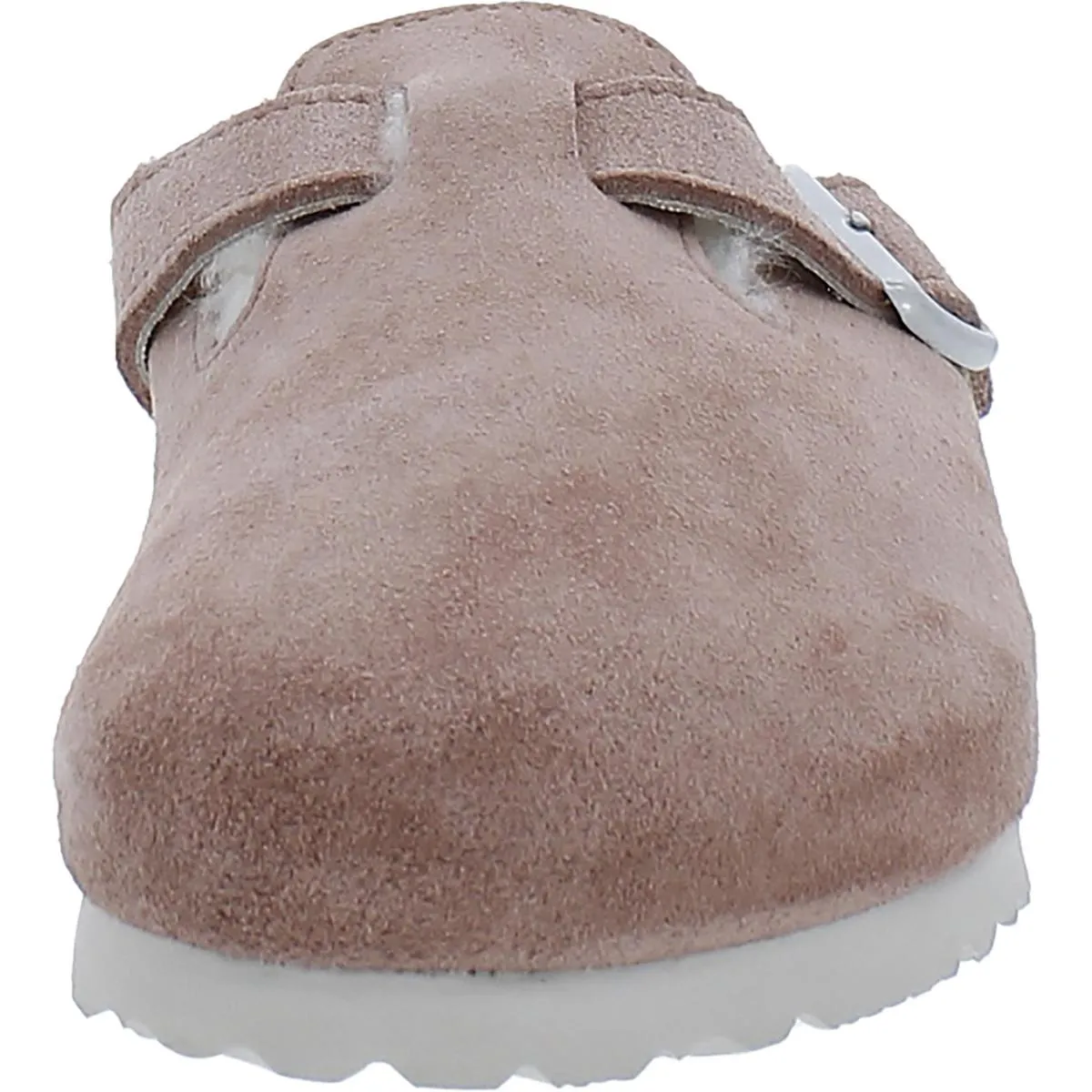 Boston LV/Mouton Suède Clogs Femme en Mouton