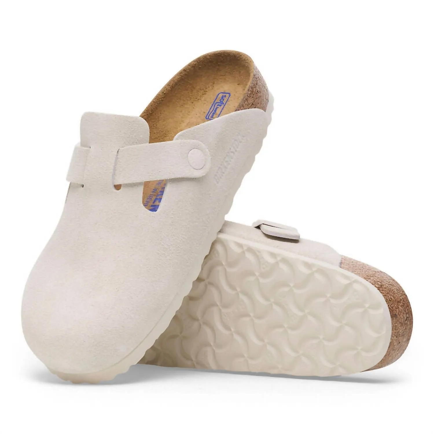 Clogs Boston Soft Footbed en blanc antique