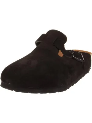 Boston Womens Suede Slide Clogs